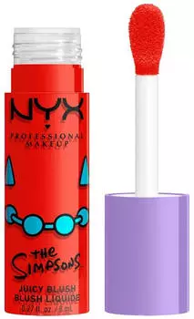NYX Professional Makeup The Simpsons Saucy Sisters Juicy Blush (8ml) Snarky Scarlet