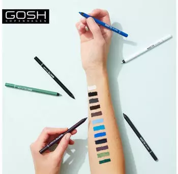 Gosh Matte Eyeliner (1,2g) 001 Dover White