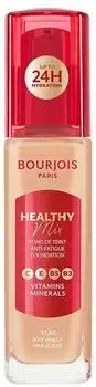 Bourjois Healthy Mix aufhellendes, feuchtigkeitsspendendes Make-up 24 Std. Farbton 51.5C Rose Vanilla 30 ml