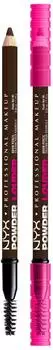 NYX Powder Louder Brow Pencil (1g) 08 Deep Brown