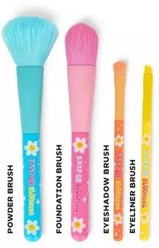 Legami Oh My Glow! Daisy Make-up-Pinsel 4er-Set, vegan (MUBS0004)