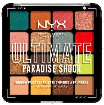NYX Professional Makeup Ultimate Shadow Palette (16x0,8g) 02W Paradise Shock