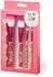 Legami Oh My Glow! Flowers Make-up-Pinsel-Set, 4-teilig, vegan (MUBS0002)