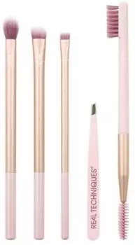 Real Techniques Natural Beauty Eye Pinsel- & Zubeh&ouml;r-Set, 5 Teile