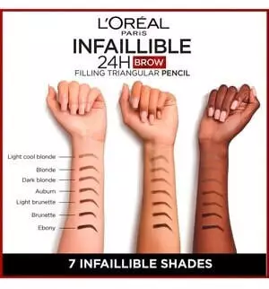 L'Or&eacute;al Infaillible Brows 24h Brow Filling Triangular Pencil (1ml) 3.0