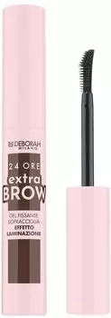 Deborah 24 Ore Extra Brow Augenbrauen-Fixiergel transparent, 7ml