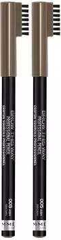 Rimmel London Brow This Way Professional Augenbrauenstift, aschbraun (99350091322)