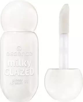 Essence milky GLAZED glossy lip balm (4ml) 01 Sheeriously Creamy