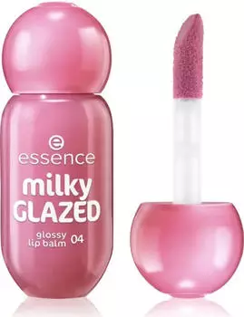 Essence milky GLAZED glossy lip balm (4ml) 04 Berry Au Lait