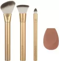 ECOTOOLS Precious Metals Pinselset, 4-teilig