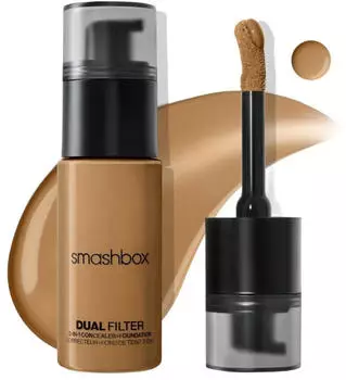 Smashbox DUAL-FILTER 2-in-1 Concealer + Foundation (23,6ml) tan 25 olive
