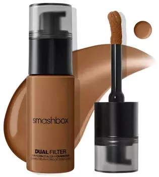 Smashbox DUAL-FILTER 2-in-1 Concealer + Foundation (23,6ml) tan dark 27 warm