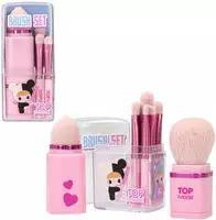 Depesche 14271 TOPModel - Kosmetik Set in Box KPOP, Pinselset mit 8 Pinseln und