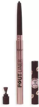 Rêvolution REVOLUTION Pout Bomb Plumping Lip Liner Jelly Berry Mauve 0.2 g Espresso Cool Brown