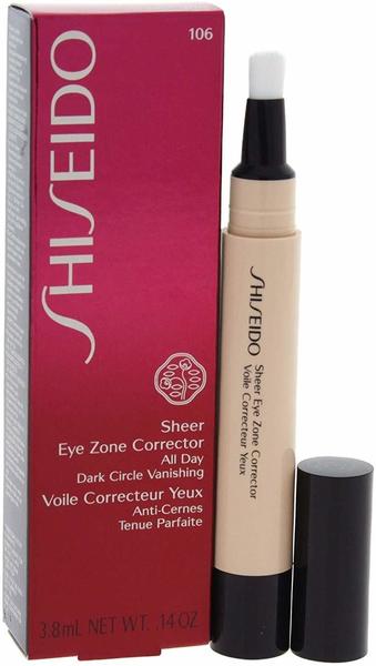 Shiseido Sheer Eye Zone Corrector - 106 Warm Beige (3,8 ml)