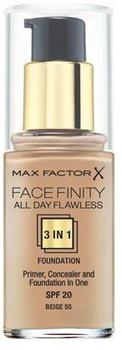 Max Factor Flawless Face Finity All Day 3 in 1 - 55 Beige (30 ml)