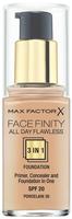 Max Factor Facefinity All Day Flawless 3 in 1 Foundation SPF 20 C30 Porcelain 30 ml,