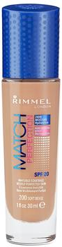 Rimmel London Match Perfection Foundation 301 Honey (30ml)