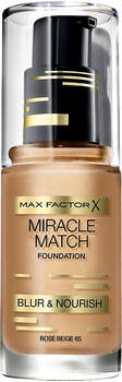 Max Factor Miracle Match Foundation - 65 Rose Beige (30ml)