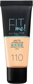 Maybelline Fit me! Matte + Poreless Make-up - 110 Porcelain (30ml)