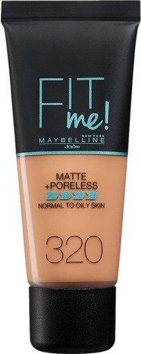 Maybelline Fit me! Matte + Poreless Make-up - 320 Natural Tan (30ml)