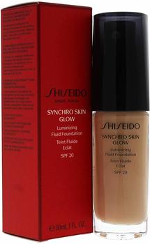 Shiseido Synchro Skin Glow Luminizing Fluid Foundation - 4 Neutral (30 ml)