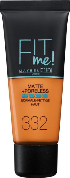 Maybelline Fit me! Matte + Poreless Make-up 332 Golden Caramel (30ml)