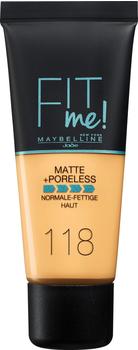 Maybelline Fit me! Matte + Poreless Make-up 118 Light Beige (30ml)