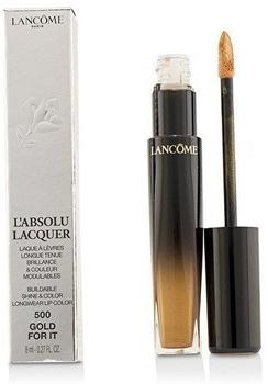 Lancôme L´Absolu Lacquer Liquid Lipstick 500 Gold For It (8ml)
