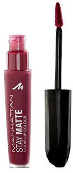 Manhattan Cosmetics Manhattan Stay Matte Liquid Lip Colour Lip Gloss 600 Statue of Burgundy (5,5ml)
