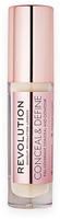 Makeup Revolution Conceal & Define Corrective Liquid Concealer, C1, 4 g