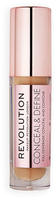 Makeup Revolution Conceal & Define Corrective Liquid Concealer, C 12, 4 g