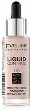 Eveline Liquid Control HD 02 Rose Beige (32ml)