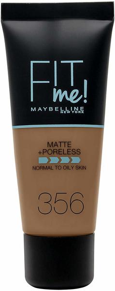 Maybelline Fit me! Matte + Poreless Make-up 356 - Warm Coconut (30ml)