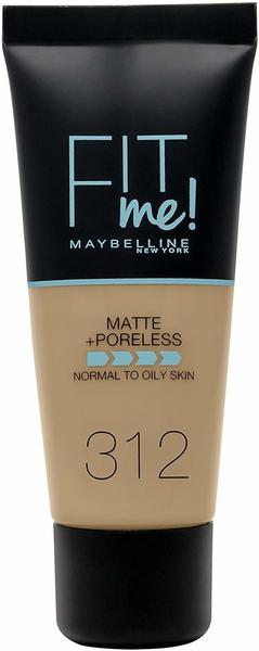 Maybelline Fit me! Matte + Poreless Make-up 312 - Golden (30ml)