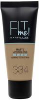Maybelline New York Fit me! Matte&Poreless (334 Warm Tan) (3600531453497),