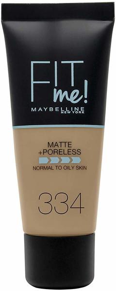 Maybelline Fit me! Matte + Poreless Make-up 334 Warm Tan (30ml)