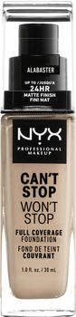 NYX Make-up Can't Stop Won't Stop 24-Hour Foundation 2 Alabaster (30ml)
