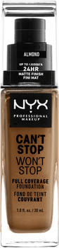 NYX Make-up Can't Stop Won't Stop 24-Hour Foundation 15.3 Almond (30ml)