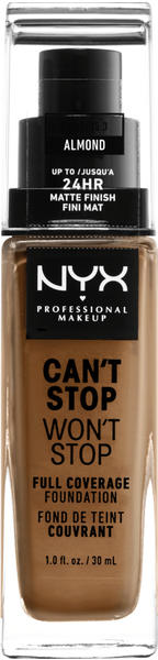 NYX Make-up Can't Stop Won't Stop 24-Hour Foundation 15.3 Almond (30ml)