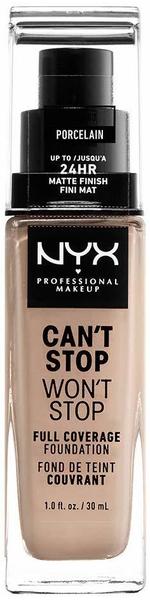 NYX Make-up Can't Stop Won't Stop 24-Hour Foundation 3 Porcelain (30ml)