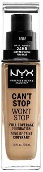 NYX Make-up Can't Stop Won't Stop 24-Hour Foundation 11 Beige (30ml)