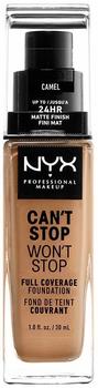 NYX Make-up Can't Stop Won't Stop 24-Hour Foundation 12.5 Camel (30ml)