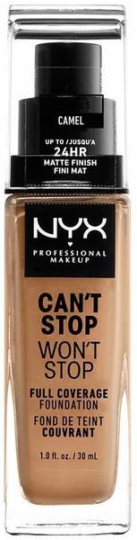 NYX Make-up Can't Stop Won't Stop 24-Hour Foundation 12.5 Camel (30ml)