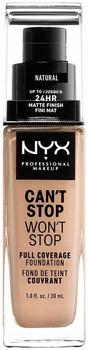 NYX Make-up Can't Stop Won't Stop 24-Hour Foundation 7 Natural (30ml)