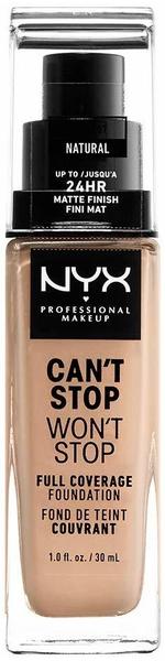 NYX Make-up Can't Stop Won't Stop 24-Hour Foundation 7 Natural (30ml)