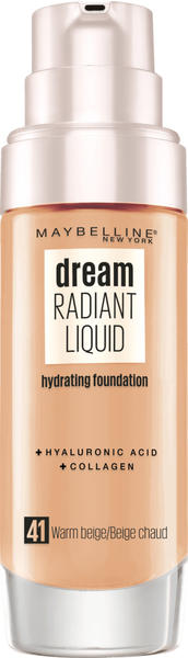 Maybelline Dream Radiant Liquid Make-Up 41 Warm Beige (30 ml)