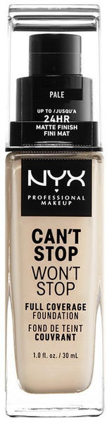 NYX Make-up Can't Stop Won't Stop 24-Hour Foundation (30ml) Pale
