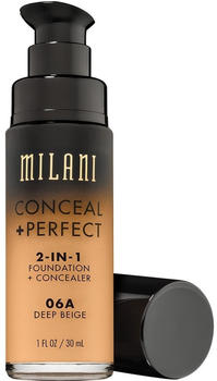 Milani Conceal & Perfect 2in1 Foundation + Concealer (30ml) Deep Beige