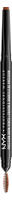 NYX Professional Makeup Blade & Shade Augenbrauenstift mit B&uuml;rste Farbton 05 Auburn
